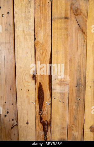 Texture de palette en bois rustique motif en bois naturel Banque D'Images