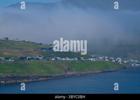30 juin 2021, Saksun, Streymoy, Îles Féroé : Eidi, île d'Eysturoy, Îles Féroé, Danemark. (Crédit image : © Sergio Pitamitz/VW pics via ZUMA Press Wire) Banque D'Images