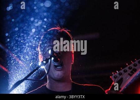 12 avril 2019 - Tilburg, pays-Bas - pays-Bas, Tilburg - 12 avril 2019. Le groupe de metal britannique Conjurer donne un concert lors du festival de metal néerlandais Roadburn Festival 2019 à Tilburg. (Crédit photo : Gonzales photo - Peter Troest) (crédit image : © Peter Troest/Gonzales photo via ZUMA Press) Banque D'Images