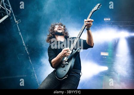 20 juin 2019 - Copenhague, Danemark - Copenhague, Danemark - 20 juin 2019. Le groupe de deathcore américain Whitechapel donne un concert en direct lors du festival danois de heavy metal Copenhague 2019 à Copenhague. (Crédit photo : Gonzales photo - Peter Troest) (crédit image : © Peter Troest/Gonzales photo via ZUMA Press) Banque D'Images