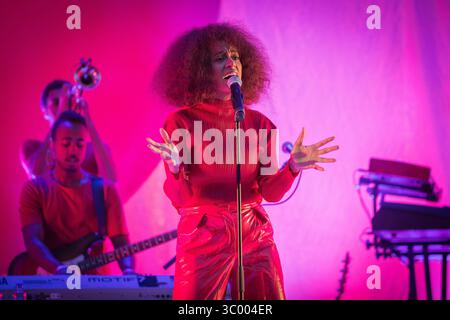 23 juin 2017 - Oslo, Angleterre, Norvège - la chanteuse et compositrice américaine Solange donne un concert lors du festival de musique norvégien Piknik i Parken à Oslo. Norvège, 23/06 2017. (Crédit image : © Tord Litleskare/Gonzales photo via ZUMA Press) Banque D'Images