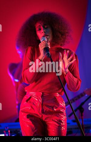 23 juin 2017 - Oslo, Angleterre, Norvège - la chanteuse et compositrice américaine Solange donne un concert lors du festival de musique norvégien Piknik i Parken à Oslo. Norvège, 23/06 2017. (Crédit image : © Tord Litleskare/Gonzales photo via ZUMA Press) Banque D'Images