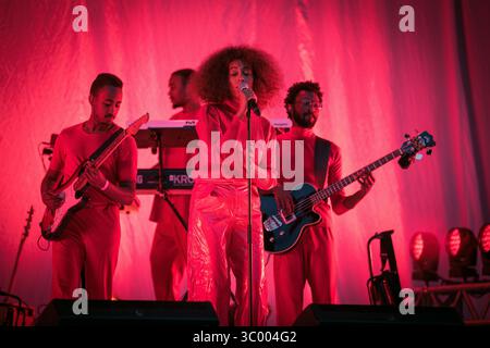 23 juin 2017 - Oslo, Angleterre, Norvège - la chanteuse et compositrice américaine Solange donne un concert lors du festival de musique norvégien Piknik i Parken à Oslo. Norvège, 23/06 2017. (Crédit image : © Tord Litleskare/Gonzales photo via ZUMA Press) Banque D'Images