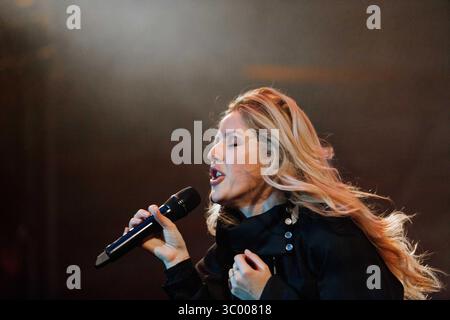 11 août 2017 - Skanderborg, Angleterre, Danemark - Danemark, Skanderborg â€šÃ„Ã¬ 11 août 2017. La chanteuse et compositrice anglaise Ellie Goulding donne un concert en direct lors du festival de musique danois SmukFest 2017. (Crédit image : © Per Lange/Gonzales photo via ZUMA Press) Banque D'Images