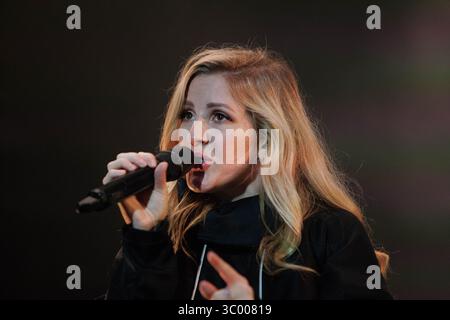 11 août 2017 - Skanderborg, Angleterre, Danemark - Danemark, Skanderborg â€šÃ„Ã¬ 11 août 2017. La chanteuse et compositrice anglaise Ellie Goulding donne un concert en direct lors du festival de musique danois SmukFest 2017. (Crédit image : © Per Lange/Gonzales photo via ZUMA Press) Banque D'Images