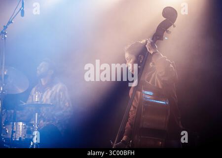 4 juillet 2019, Danemark, Roskilde : Roskilde, Danemark. 04 juillet 2019. Le Maurice Louca Elephantine Band donne un concert lors du festival de musique danois Roskilde Festival 2019., Credit :Thomas Rungstrom / ZUMA Press (Credit image : © Thomas Rungstrom/Gonzales photo via ZUMA Press) Banque D'Images