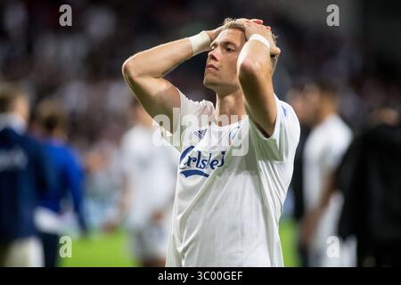 13 août 2019, Copenhague, Danemark : Copenhague, Danemark. 13 août 2019. Viktor Fischer (7) du FC Copenhague vu lors du match de qualification en Ligue des Champions entre le FC Copenhague et le Red Star Belgrade à Telia Parken. (Crédit photo : Gonzales photo - Samy Khabthani) (crédit image : © Samy Khabthani/Gonzales photo via ZUMA Press) Banque D'Images