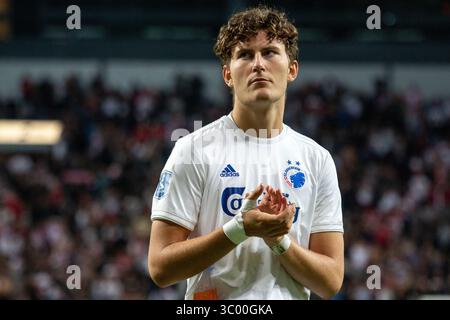 13 août 2019, Copenhague, Danemark : Copenhague, Danemark. 13 août 2019. Jonas Wind du FC Copenhague a été déçu après le match de qualification pour la Ligue des Champions entre le FC Copenhague et le Red Star Belgrade à Telia Parken. (Crédit photo : Gonzales photo - Dejan Obretkovic) (crédit image : © Dejan Obretkovic/Gonzales photo via ZUMA Press) Banque D'Images