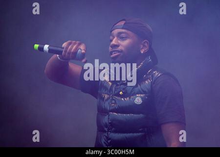 31 août 2019, Trondheim, Norvège : Trondheim, Norvège. 31 août 2019. Le rappeur suédois Jireel donne un concert lors du festival de musique norvégien Festningen 2019 à Trondheim. (Crédit photo : Gonzales photo - Tor Atle Kleven) (crédit image : © Tor Atle Kleven/Gonzales photo via ZUMA Press) Banque D'Images