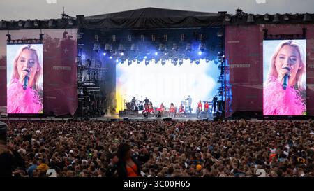 31 août 2019, Trondheim, Norvège : Trondheim, Norvège. 31 août 2019. La chanteuse et compositrice suédoise Zara Larsson donne un concert lors du festival de musique norvégien Festningen 2019 à Trondheim. (Crédit photo : Gonzales photo - Tor Atle Kleven) (crédit image : © Tor Atle Kleven/Gonzales photo via ZUMA Press) Banque D'Images