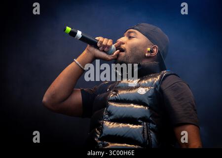 31 août 2019, Trondheim, Norvège : Trondheim, Norvège. 31 août 2019. Le rappeur suédois Jireel donne un concert lors du festival de musique norvégien Festningen 2019 à Trondheim. (Crédit photo : Gonzales photo - Tor Atle Kleven) (crédit image : © Tor Atle Kleven/Gonzales photo via ZUMA Press) Banque D'Images