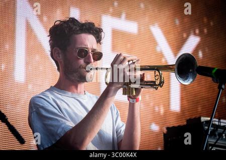 15 août 2019, Trondheim, Norvège : Trondheim, Norvège. 15 août 2019. Le groupe américain Whitney donne un concert au festival de musique norvégien Pstereo 2019 à Trondheim. (Crédit photo : Gonzales photo - Tor Atle Kleven) (crédit image : © Tor Atle Kleven/Gonzales photo via ZUMA Press) Banque D'Images