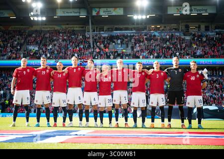 12 juin 2022, Norvège, Oslo : Oslo, Norvège. 12 juin 2022. Le 11e départ de la Norvège vu pour le match de Ligue des Nations de l'UEFA entre la Norvège et la Suède au stade Ullevaal à Oslo., Credit :Jan-Erik Eriksen / ZUMA Press (Credit image : © Jan-Erik Eriksen/Gonzales photo via ZUMA Press) Banque D'Images