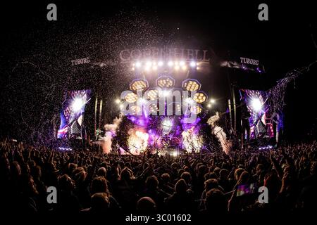 16 juin 2022, Copenhague, Danemark : le groupe de rock américain KISS se produit en live lors du festival danois de heavy metal Copenhague 2022 à Copenhague, Danemark. (Crédit image : © Imago via ZUMA Press) Banque D'Images