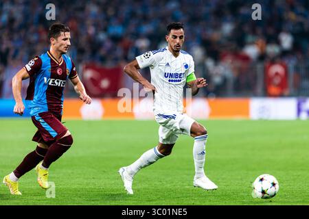 16 août 2022, Danemark, Copenhague : Copenhague, Danemark. 16 août 2022. Zeca (10 ans) du FC Copenhague vu lors du match de qualification pour la Ligue des champions de l'UEFA entre le FC Copenhague et Trabzonspor à Parken à Copenhague., Credit :Dejan Obretkovic / ZUMA Press (Credit image : © Dejan Obretkovic/Gonzales photo via ZUMA Press) Banque D'Images