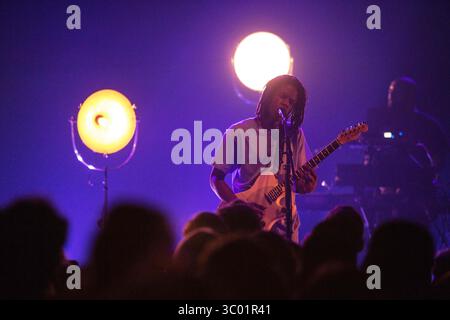 10 février 2018 - Copenhague, Danemark - Danemark, Copenhague - 10 février 2018. Le chanteur, compositeur et musicien canadien Daniel Caesar donne un concert au DR Koncerthuset à Copenhague. (Crédit photo : Gonzales photo - Kasper Maansson) (crédit image : © Kasper Maansson/Gonzales photo via ZUMA Press) Banque D'Images
