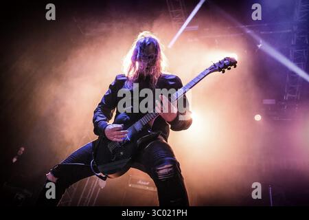 21 juin 2018 - Halden, ƒËœstfold, Norvège - Norvège, Halden - 22 juin 2018.le groupe de metal industriel norvégien Gothminister donne un concert lors du festival de metal norvégien tons of Rock 2018 à Halden. (Crédit photo : Gonzales photo - Terje Dokken) (crédit image : © Terje Dokken/Gonzales photo via ZUMA Press) Banque D'Images