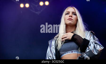 1er septembre 2018, Trondheim, Norvège : Trondheim, Norvège. 01 septembre 2018. Le groupe suédois SHY Martin donne un concert lors du festival de musique norvégien Festningen 2018 à Trondheim. (Crédit photo : Gonzales photo - Tor Atle Kleven) (crédit image : © Tor Atle Kleven/Gonzales photo via ZUMA Press) Banque D'Images