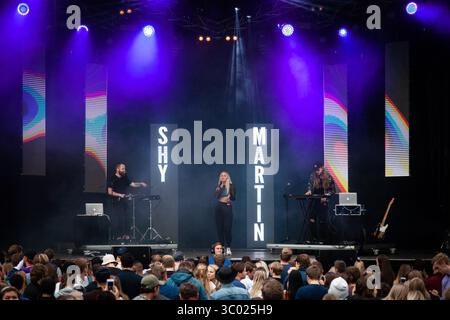1er septembre 2018, Trondheim, Norvège : Trondheim, Norvège. 01 septembre 2018. Le groupe suédois SHY Martin donne un concert lors du festival de musique norvégien Festningen 2018 à Trondheim. (Crédit photo : Gonzales photo - Tor Atle Kleven) (crédit image : © Tor Atle Kleven/Gonzales photo via ZUMA Press) Banque D'Images