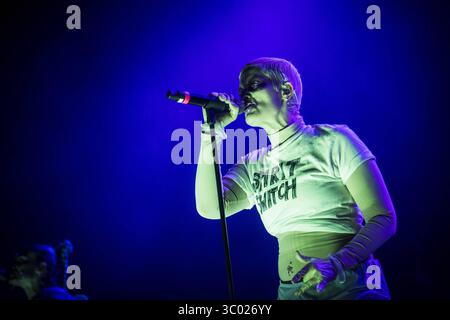 7 juillet 2018 - Roskilde, Danemark - Danemark, Roskilde - 7 juillet 2018. La chanteuse et compositrice suédoise Fever Ray donne un concert lors du festival de musique danois Roskilde Festival 2018. (Crédit photo : Gonzales photo - Christian Hjorth) (crédit image : © Christian Hjorth/Gonzales photo via ZUMA Press) Banque D'Images