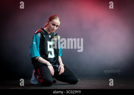 18 août 2017, Trondheim, Norvège : Trondheim, Norvège. 18 août 2017. La rappeuse suédoise Silvana Imam donne un concert lors du festival de musique norvégien Pstereo 2017 à Trondheim. (Crédit photo : Gonzales photo - Tor Atle Kleven) (crédit image : © Tor Atle Kleven/Gonzales photo via ZUMA Press) Banque D'Images