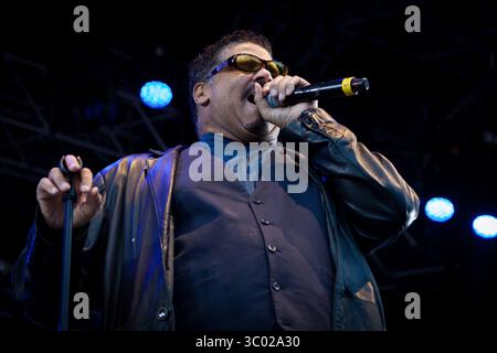 18 août 2017, Trondheim, Norvège : Trondheim, Norvège. 18 août 2017. Le groupe de rap américain The Sugarhill Gang donne un concert en direct lors du festival de musique norvégien Pstereo 2017 à Trondheim. (Crédit photo : Gonzales photo - Tor Atle Kleven) (crédit image : © Tor Atle Kleven/Gonzales photo via ZUMA Press) Banque D'Images