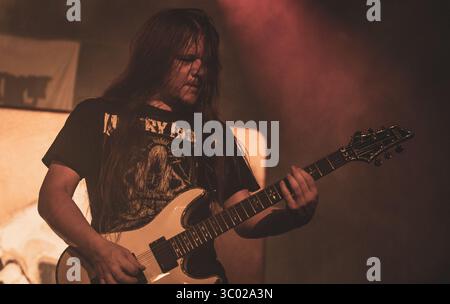 1er mars 2019, Copenhague, Danemark : Elsinore, Danemark. 1er mars 2019. Le groupe danois de death and thrash metal Hatesphere donne un concert au KulturvÃÂ¦rftet à Elsinore. (Crédit photo : Gonzales photo - Nikolaj Bransholm) (crédit image : © Nikolaj Bransholm/Gonzales photo via ZUMA Press) Banque D'Images