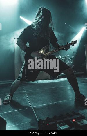 1er mars 2019, Copenhague, Danemark : Elsinore, Danemark. 1er mars 2019. Le groupe danois de death and thrash metal Hatesphere donne un concert au KulturvÃÂ¦rftet à Elsinore. (Crédit photo : Gonzales photo - Nikolaj Bransholm) (crédit image : © Nikolaj Bransholm/Gonzales photo via ZUMA Press) Banque D'Images