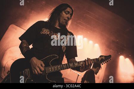 1er mars 2019, Copenhague, Danemark : Elsinore, Danemark. 1er mars 2019. Le groupe danois de death and thrash metal Hatesphere donne un concert au KulturvÃÂ¦rftet à Elsinore. (Crédit photo : Gonzales photo - Nikolaj Bransholm) (crédit image : © Nikolaj Bransholm/Gonzales photo via ZUMA Press) Banque D'Images