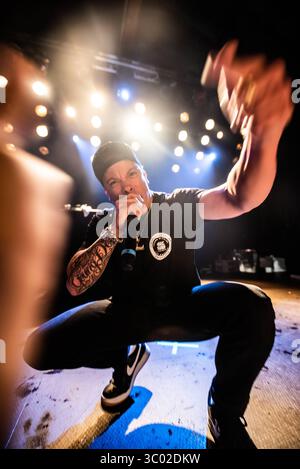7 novembre 2019, Copenhague, Danemark : Copenhague, Danemark. 07 novembre 2019. Le rappeur et parolier américain Demrick donne un concert au Pumpehuset à Copenhague. (Crédit photo : Gonzales photo - Joe Miller) (crédit image : © Joe Miller/Gonzales photo via ZUMA Press) Banque D'Images