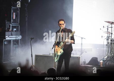 16 octobre 2016 - Oslo, Angleterre, Norvège - le groupe de rock anglais placebo donne un concert au Sentrum Scene à Oslo. Ici, le chanteur et musicien Brian Molko est vu en direct sur scène. Norvège, 16/10 2016...placebo (crédit image : © Tord Litleskare/Gonzales photo via ZUMA Press) Banque D'Images