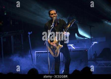 16 octobre 2016 - Oslo, Angleterre, Norvège - le groupe de rock anglais placebo donne un concert au Sentrum Scene à Oslo. Ici, le chanteur et musicien Brian Molko est vu en direct sur scène. Norvège, 16/10 2016...placebo (crédit image : © Tord Litleskare/Gonzales photo via ZUMA Press) Banque D'Images