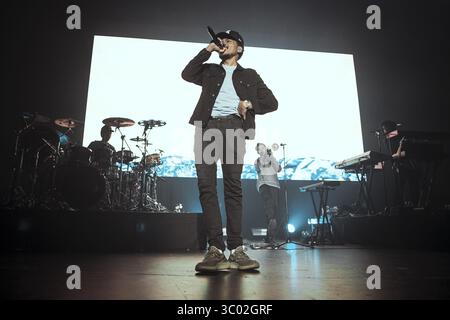 15 novembre 2016 - Copenhague, Angleterre, Danemark - le rappeur et parolier américain chance le rappeur donne un concert au Falconer Salen à Copenhague. Danemark, 15/11 2016. (Crédit image : © Samy Khabthani/Gonzales photo via ZUMA Press) Banque D'Images