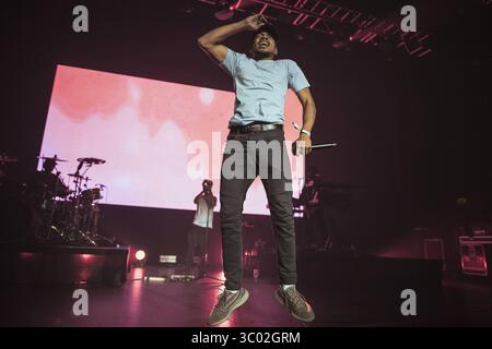 15 novembre 2016 - Copenhague, Angleterre, Danemark - le rappeur et parolier américain chance le rappeur donne un concert au Falconer Salen à Copenhague. Danemark, 15/11 2016. (Crédit image : © Samy Khabthani/Gonzales photo via ZUMA Press) Banque D'Images