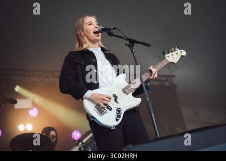 1er juin 2019, KvÃÂ¦Rndrup, Danemark : Kvaerndrup, Danemark. 01 juin 2019. La chanteuse, musicienne et compositrice australienne Hatchie donne un concert en direct lors du festival de musique danois Heartland Festival 2019. (Crédit photo : Gonzales photo - Mathias Kristensen) (crédit image : © Mathias Kristense/Gonzales photo via ZUMA Press) Banque D'Images