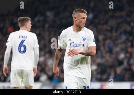 20 février 2020, Copenhague, Danemark : Copenhague, Danemark. 20 février 2020. Ragnar Sigurdsson du FC Copenhague vu lors du match de l'UEFA Europa League entre le FC Copenhague et le Celtic à Telia Parken à Copenhague. (Crédit photo : Gonzales photo - Dejan Obretkovic) (crédit image : © Dejan Obretkovic/Gonzales photo via ZUMA Press) Banque D'Images