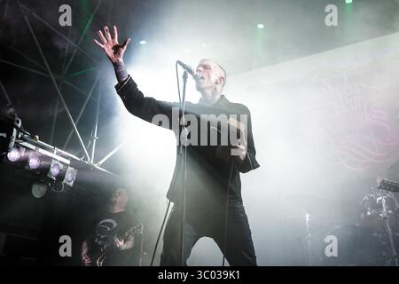 21 avril 2018 - Tilburg, pays-Bas - pays-Bas, Tilburg - 21 avril 2018. Wear Your Wounds donne un concert lors du festival néerlandais de Music metal Roadburn Festival 2018 à Tilburg. Ici, le chanteur Jacob Bannon est vu en direct sur scène. (Crédit photo : Gonzales photo - Peter Troest) (crédit image : © Peter Troest/Gonzales photo via ZUMA Press) Banque D'Images