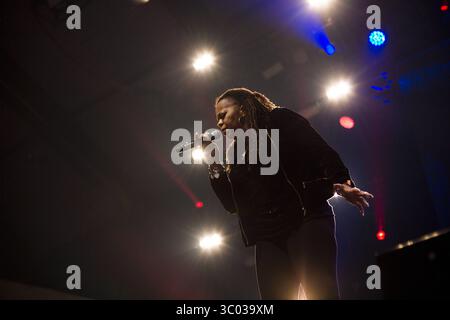 30 avril 2018 - Bergen, Norvège - Norvège, Bergen - 30 avril 2018. Le chanteur et compositeur américain Robin S donne un concert en direct lors du spectacle We Love the 90â€šÃ„Ã au Bergenshallen à Bergen. (Crédit photo : Gonzales photo - Jarle H. Moe) (crédit image : © Jarle H. Moe/Gonzales photo via ZUMA Press) Banque D'Images