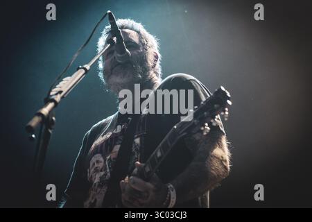 20 juin 2018, Copenhague, Danemark : Copenhague, Danemark. 20th, 2018. Le groupe de nu-metal américain Neurosis donne un concert lors du festival danois de heavy metal Copenhague 2018 à Copenhague. Ici le chanteur et guitariste Scott Kelly est vu en direct sur scène. (Crédit photo : Gonzales photo - Nikolaj Bransholm) (crédit image : © Nikolaj Bransholm/Gonzales photo via ZUMA Press) Banque D'Images