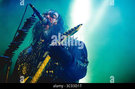 22 juin 2018, Copenhague, Danemark : Copenhague, Danemark. 22 juin 2018. Le groupe de heavy metal américain Soulfly donne un concert lors du festival danois de heavy metal Copenhague 2018 à Copenhague. Ici le chanteur et guitariste Max Cavalera est vu en direct sur scène. (Crédit photo : Gonzales photo - Nikolaj Bransholm) (crédit image : © Nikolaj Bransholm/Gonzales photo via ZUMA Press) Banque D'Images