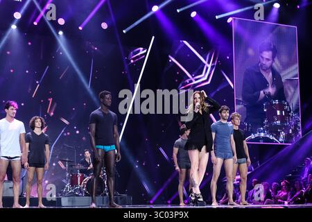 6 mai 2017 - ZÃÂ¼Rich, Angleterre, Suisse - la chanteuse, compositrice et actrice anglaise Melanie C se produit en direct à la NJR Fashion Night 2017 au Samsung Hall de ZÃÂ¼rich. Melanie C est également connue sous le nom de Sporty Spice du groupe pop anglais Spice Girls. Suisse, 06/05 2017. (Crédit image : © Tilman Jentzsch/Gonzales photo via ZUMA Press) Banque D'Images