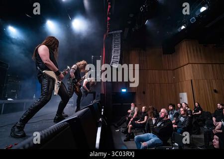 1er mai 2021, Norvège : Bergen, Norvège. 01 mai 2021. Le groupe de black metal norvégien Gaahls Wyrd donne un concert à l'USF Veftet dans le cadre de Beyond the Gates Winter sessions vol. 1 à Bergen., Credit :Jarle H. Moe / ZUMA Press (Credit image : © Jarle H. Moe/Gonzales photo via ZUMA Press) Banque D'Images