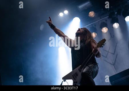 1er mai 2021, Norvège : Bergen, Norvège. 01 mai 2021. Le groupe de black metal norvégien Gaahls Wyrd donne un concert à l'USF Veftet dans le cadre de Beyond the Gates Winter sessions vol. 1 à Bergen., Credit :Jarle H. Moe / ZUMA Press (Credit image : © Jarle H. Moe/Gonzales photo via ZUMA Press) Banque D'Images