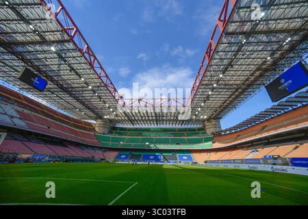 8 mai 2021, Italie : Milan, Italie. 08 mai 2021. Giuseppe Meazza vu avant le match de Serie A entre l'Inter et la Sampdoria à Milan., Credit :Tommaso Fimiano / ZUMA Press (Credit image : © Tommaso Fimiano/Gonzales photo via ZUMA Press) Banque D'Images