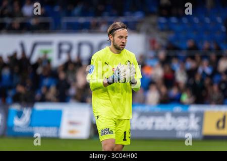 29 octobre 2022, Danemark, Randers : Randers, Danemark. 29 octobre 2022. Le gardien Patrik Carlgren (1) de Randers FC vu lors du match de Superliga 3F entre Randers FC et FC Copenhague au Cepheus Park à Randers., Credit :Balazs Popal / ZUMA Press (Credit image : © Balazs Popal/Gonzales photo via ZUMA Press) Banque D'Images