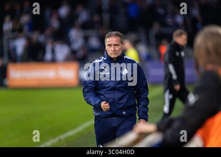 29 octobre 2022, Danemark, Randers : Randers, Danemark. 29 octobre 2022. L'entraîneur-chef Thomas Thomasberg du Randers FC vu lors du match de Superliga 3F entre Randers FC et FC Copenhague au Cepheus Park à Randers., Credit :Balazs Popal / ZUMA Press (Credit image : © Balazs Popal/Gonzales photo via ZUMA Press) Banque D'Images