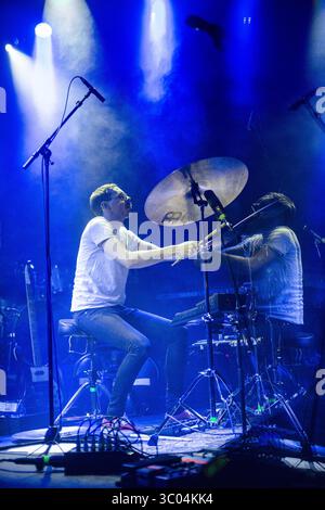 17 novembre 2016 - Bergen, Angleterre, Norvège - le compositeur et batteur Kim VÃ–GE Furuhaug donne un concert live avec son projet solo Super Heavy Metal à l'USF Verftet à Bergen. Norvège, 17.11.2016. (Crédit image : © Jarle H. Moe/Gonzales photo via ZUMA Press) Banque D'Images