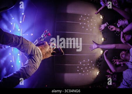 8 février 2017 - Copenhague, Angleterre, Danemark - le duo américain de hip hop et rap Rae Sremmurd donne un concert au VEGA de Copenhague. Le duo est composé des deux frères Swae Lee (photo) et Slim Jxmmi. Danemark, 08/02 2017. (Crédit image : © Per Lange/Gonzales photo via ZUMA Press) Banque D'Images