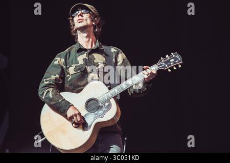 1er juin 2019, Danemark, Kvaerndrup : Kvaerndrup, Danemark. 01 juin 2019. Le chanteur, auteur-compositeur et musicien anglais Richard Ashcroft donne un concert lors du festival de musique danois Heartland Festival 2019., Credit :Thomas Rungstrom / ZUMA Press (Credit image : © Thomas Rungstrom/Gonzales photo via ZUMA Press) Banque D'Images