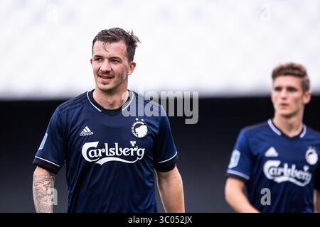 24 juin 2021, Danemark : Frederiksberg, Danemark. 24 juin 2021. Karlo Bartolec (17 ans) du FC Copenhague vu lors d'un match test entre le FC Copenhague et Hvidovre IF au centre d'entraînement du FC Copenhague à Frederiksberg, Danemark., Credit :Dejan Obretkovic / ZUMA Press (Credit image : © Dejan Obretkovic/Gonzales photo via ZUMA Press) Banque D'Images